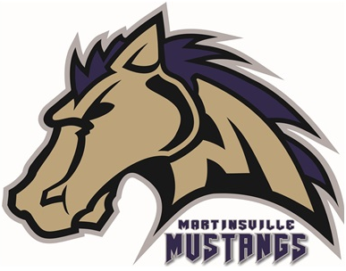 Martinsville Mustangs 2013-Pres Primary Logo iron on heat transfer